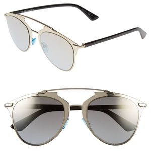 Authentic Dior Reflected 52mm Brow Bar Sunglasses